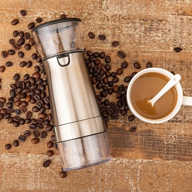 Portable Electric Coffee Grinder TYPE-C USB Charge Ceramics Grinding Core