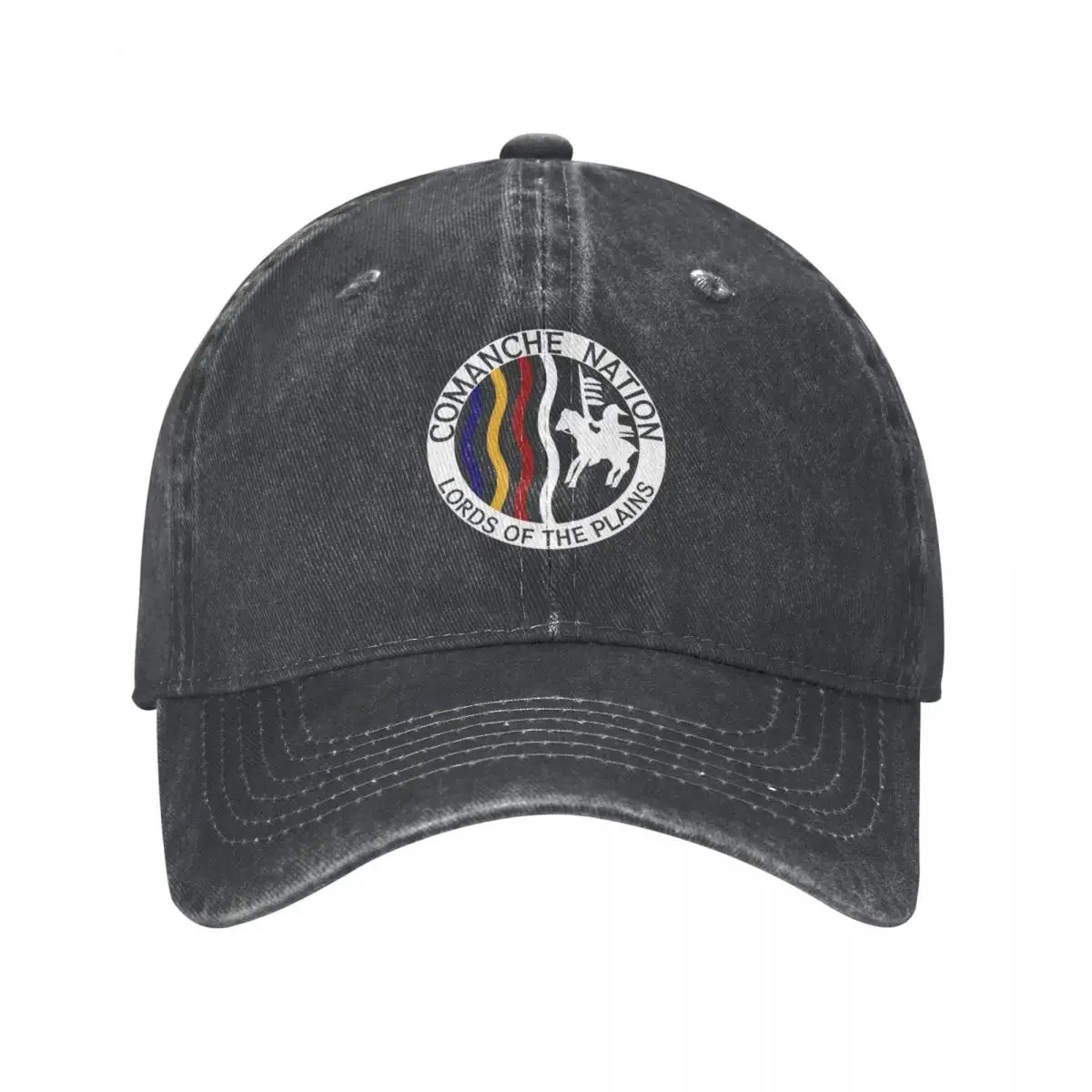 

2023 New Comanche Nation Seal Cap Cowboy Hat Military Tactical Caps Gentleman Hat Golf Hat Man Visor Man Hat Women's