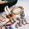 Blythe Baby Shoes Mini Toy Accessories OB22 Shoes Checker Shoes Small Cloth UFDOLL Mini Body OB24 Handmade Cowhide Shoes 1