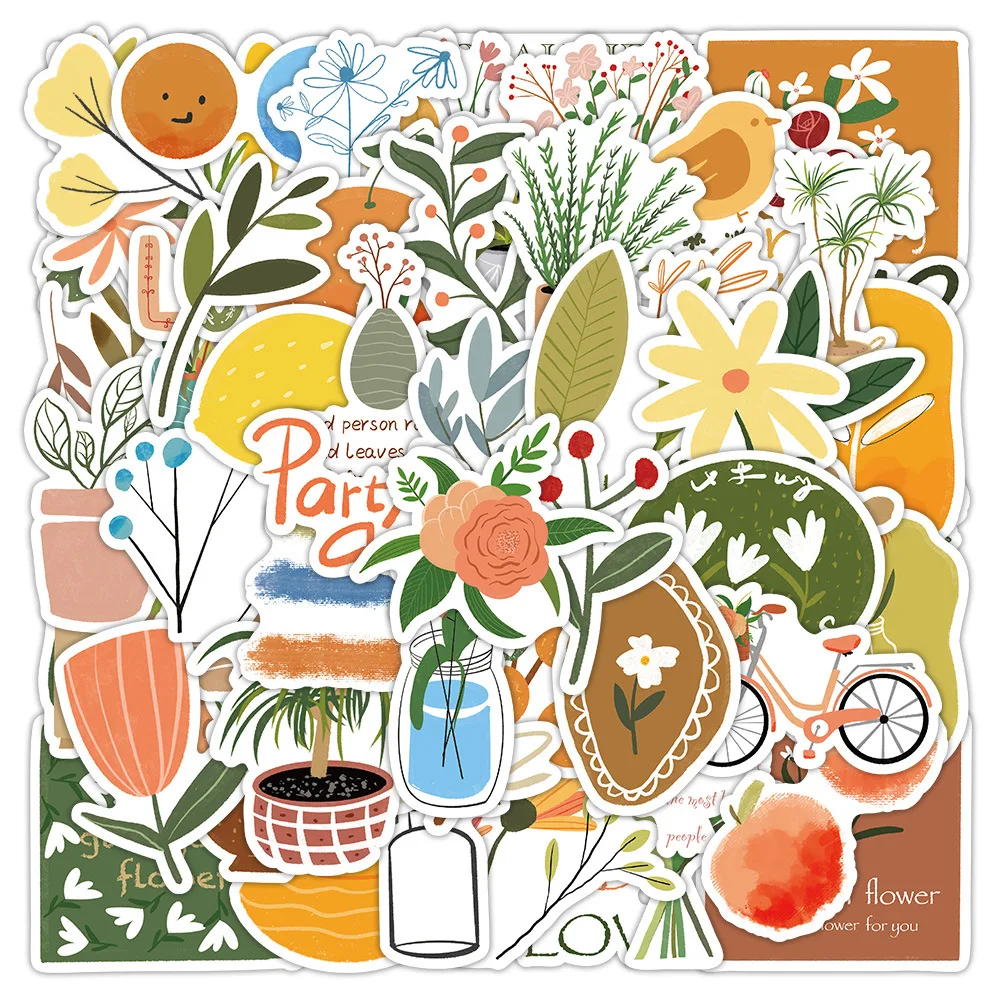 

Винтажные художественные богемные стикеры в стиле ретро бохо, Мультяшные виниловые наклейки, наклейки для ноутбука, телефона, автомобиля, скрапбукинга, блокнота, детская игрушка, 10/60 шт.