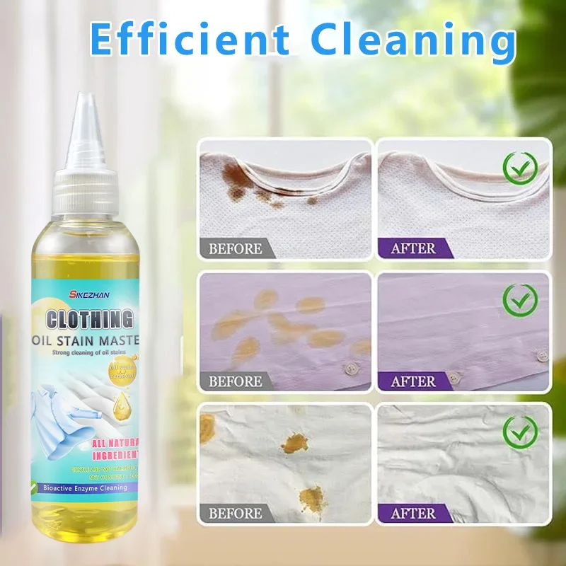 120ml Stain Remover detergent Portable Stain Treater For Laundry Fabric Oil Remover Travel Size Clothing Clothes