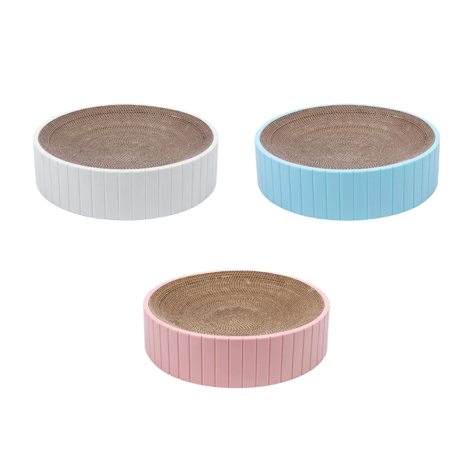 Round Cat Scratcher Bed 12.20Inchx12.20Inchx2.36inch Sofa for Pet Supplies