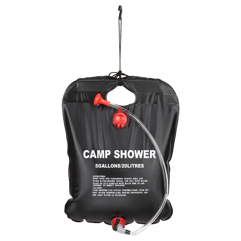 

20L Water Bags Outdoor Camping Hiking Solar Shower Bag Folding Outdoor Bath Bag Travel Hiking Climbing PVC Water Bag