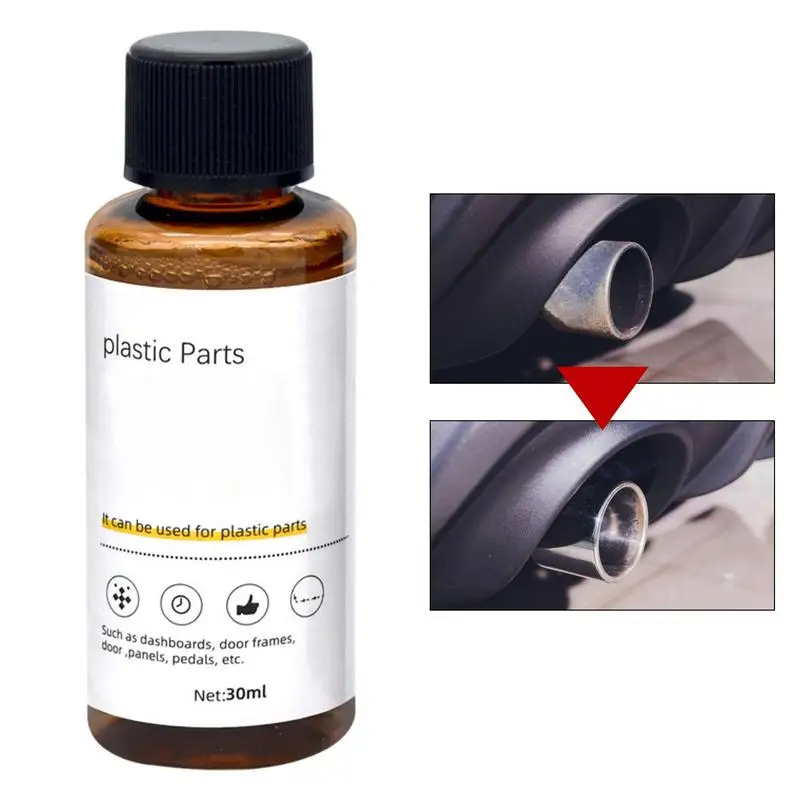 

Revitalizing Coating Agent For Car 30ml Ceramic Trim Coat Kit Quick Trim Restorer Ceramic Coating Better Than Car Wax Polish And