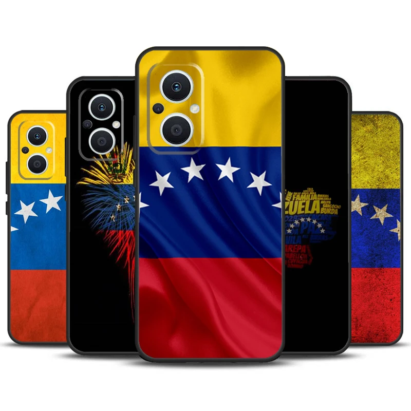 Custodia Bandiera Venezuela Venezuela Per Oppo Reno 8T 4Z 5Z 4 5 6 7 8 Lite 10 Pro Oppo Find X6 Pro X2 X5 Lite X3 Neo Cover