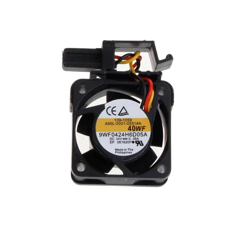 새로운 Fanuc 팬 9WF0424F6D03/04 A90L-0001-0507 A 완전한 브래킷 세트 포함, 24V 0.076A,40x20mm