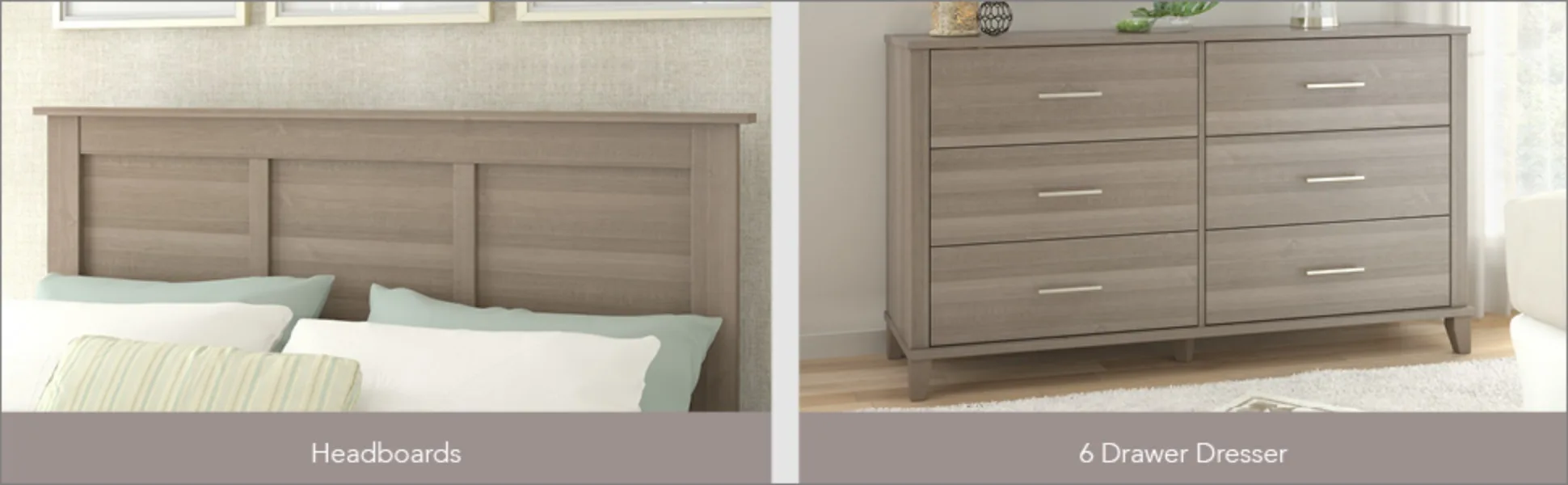 bush furniture,somerset,somerset bedroom,ash gray,gray,transitional,bush,bush industries