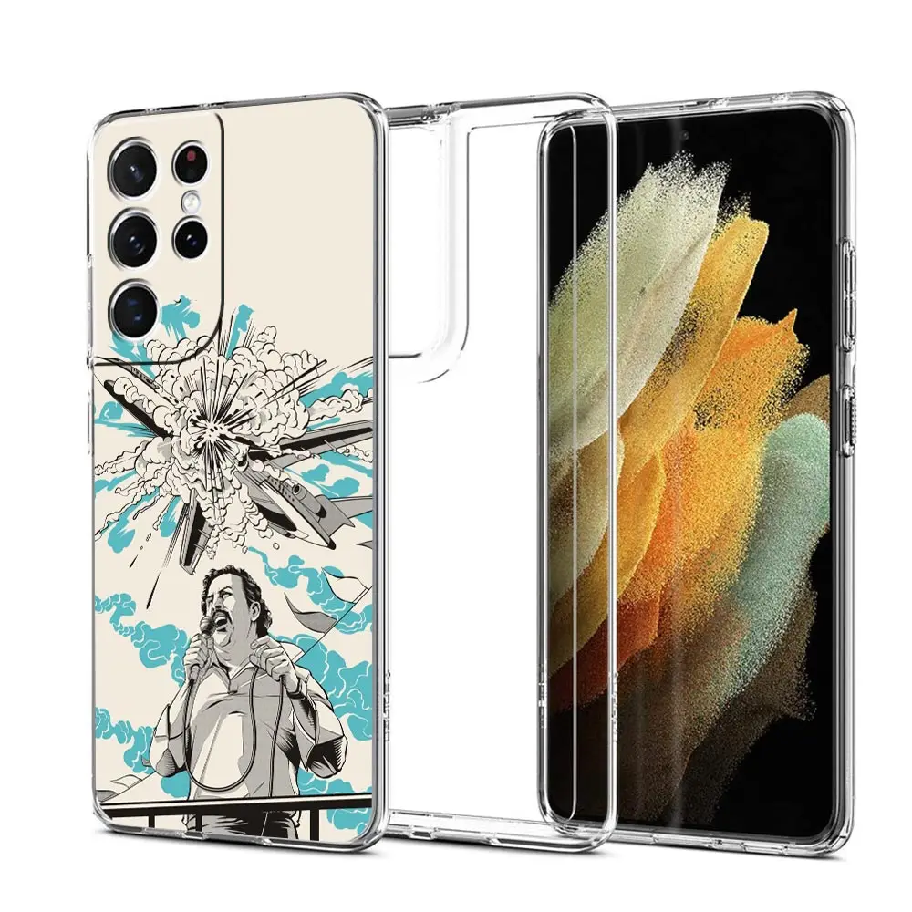Narcos TV Series Pablo Escobar Clear Phone Case