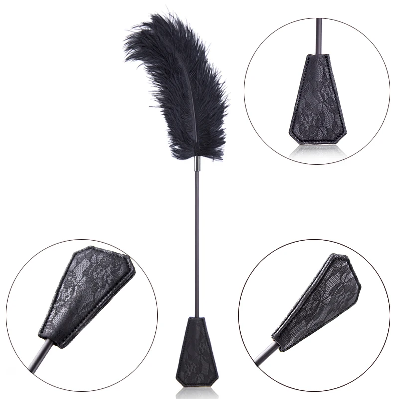 Giochi Sessuali Coppie Kit Pizzo Piuma Flirt Frusta Sculacciata Giocattoli Del Sesso Fetish Bdsm Donne Bondage Erotico 18 Forniture Per Adulti Sex Sho