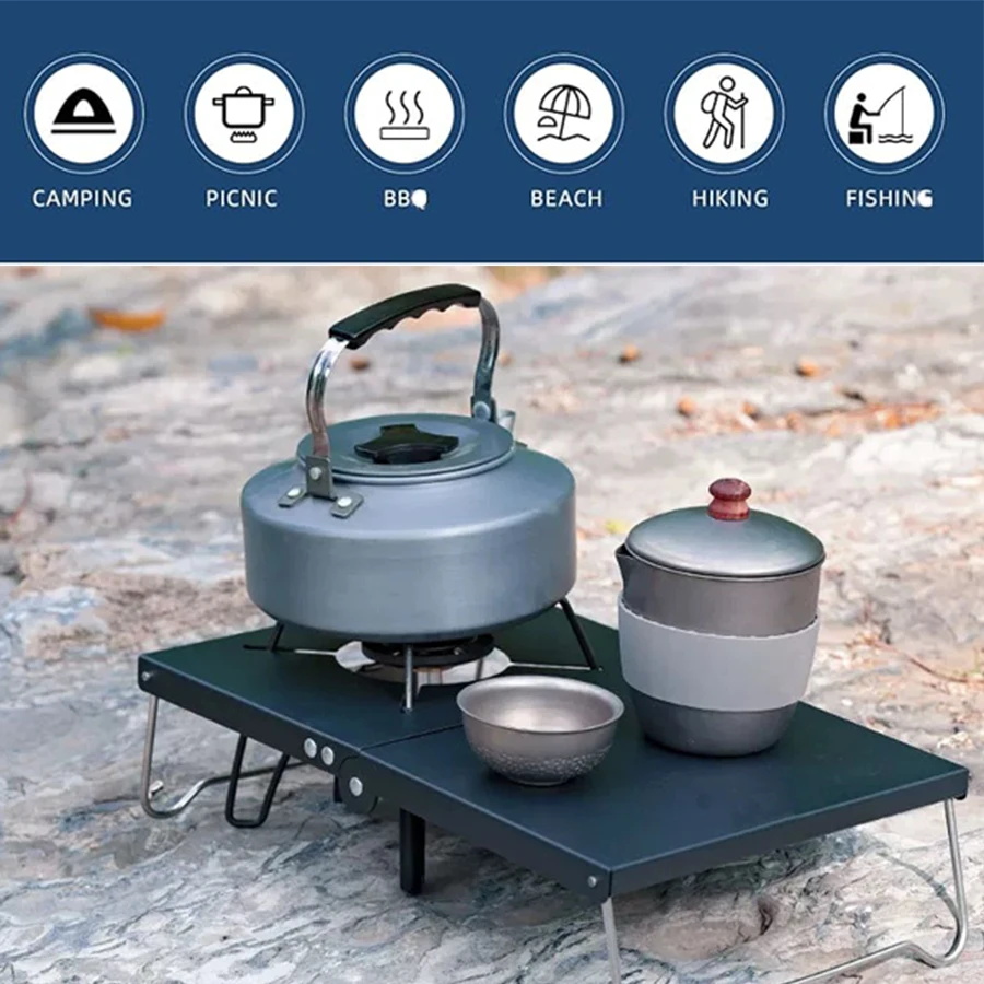 Grope Small Folding Camping Table lightweight and mobile,suitable for outdoor activities such as camping,barbecuing,and cooking