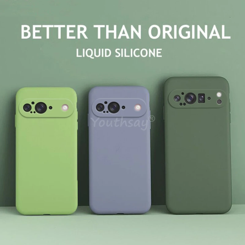 Premium Liquid Silicone Phone Case - Soft TPU Rubber Protector Cover
