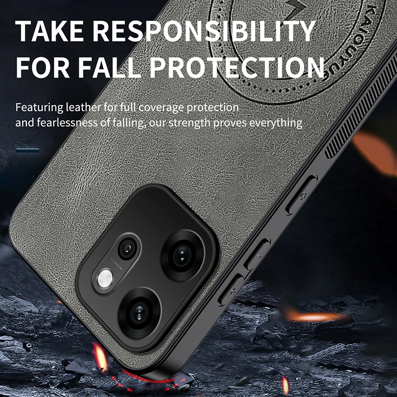 New Style Leather Phone Case for OPPO - Elegant and Durable Protection