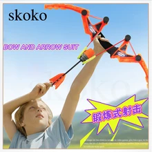 

Outdoor Role-Playing Birthday Gift Children Boy Shooting Simulation Bow And Arrow Set Foldable Toy Parent-Child Interaction