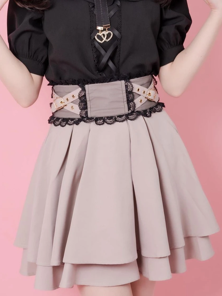 Japanese Style Rojita New Ladies Skirt Kawaii Lolita Lace Mini Skirt Women High Waist Elegant Korean Skirt 2022 New Arrival