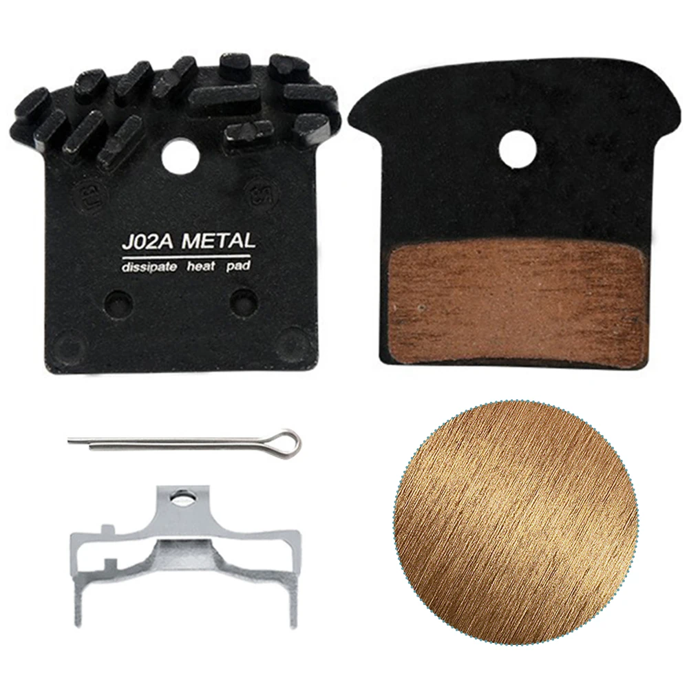 

1 Pair Bicycle J02A Metal Disc Brake Pads For Shimano BR-M9000 M7000 M8000 M985 CX77 Bike Disc Brake Pad Cycling Accessories