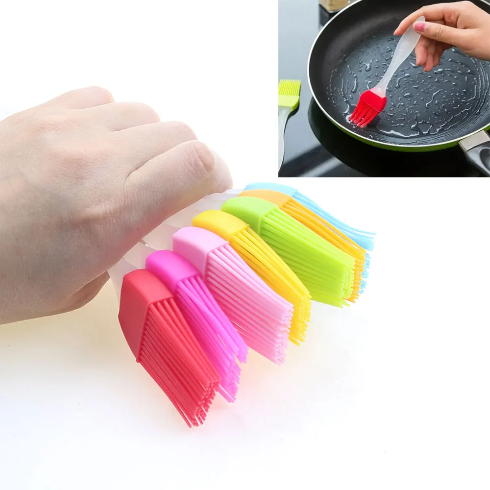 High Temperature Resistant Silicone Barbecue Oil Brush Baking Barbecue Brush Cake Cream BBQ Baking Tools