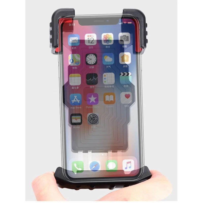 Bike Navigation Phone Holder Delivery Motorcycle Rider Car Pedal Scooter Shockproof Phone Mount