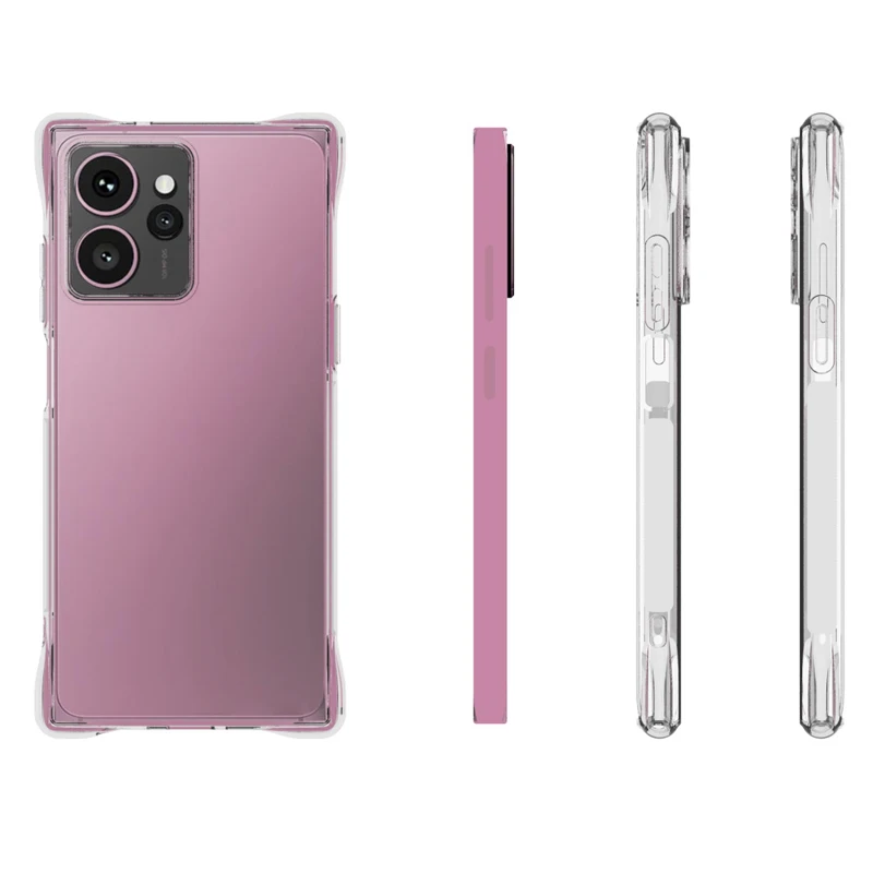 HMD Skyline TA-1600 Case Clear Airbag Silicone TPU Bumper Shockproof Back Cover Phone Case for HMD Sky Line 5G Soft Protector 4