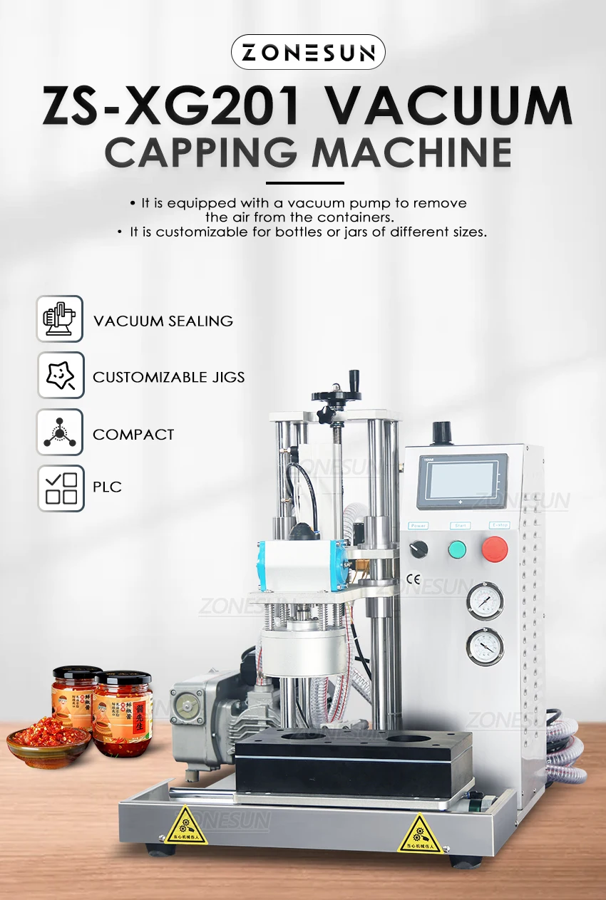 ZONESUN ZS-XG201 Vacuum Capping Machine