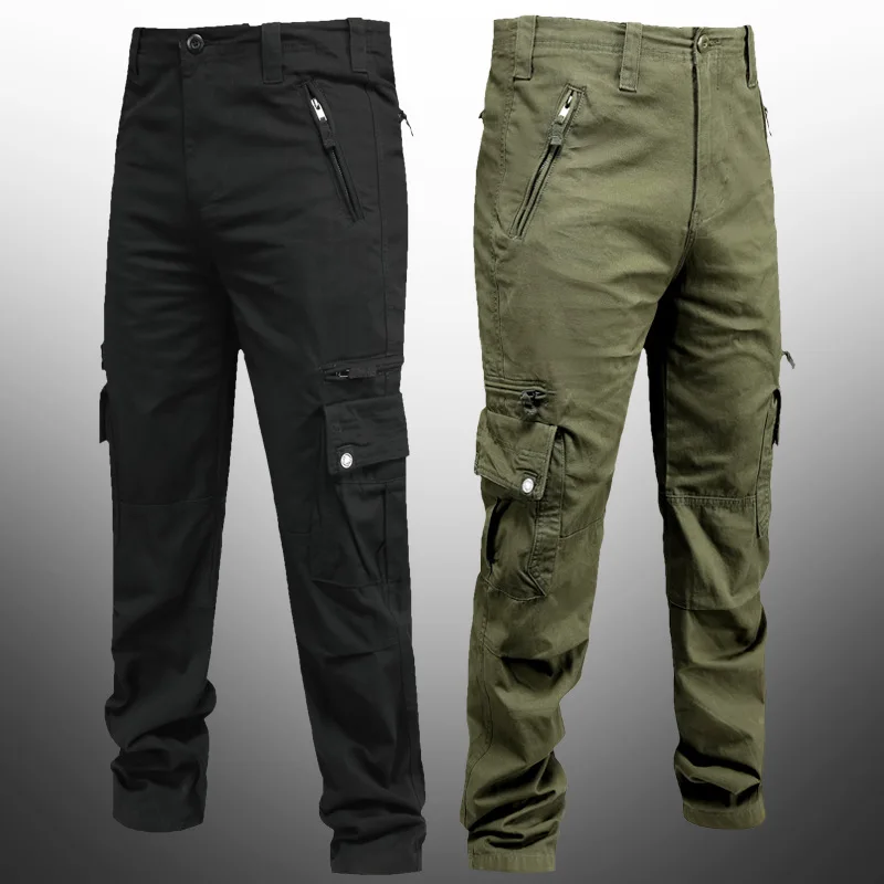 Outdoor Military Fans Tactical Pants Mens Multipocket Straight
