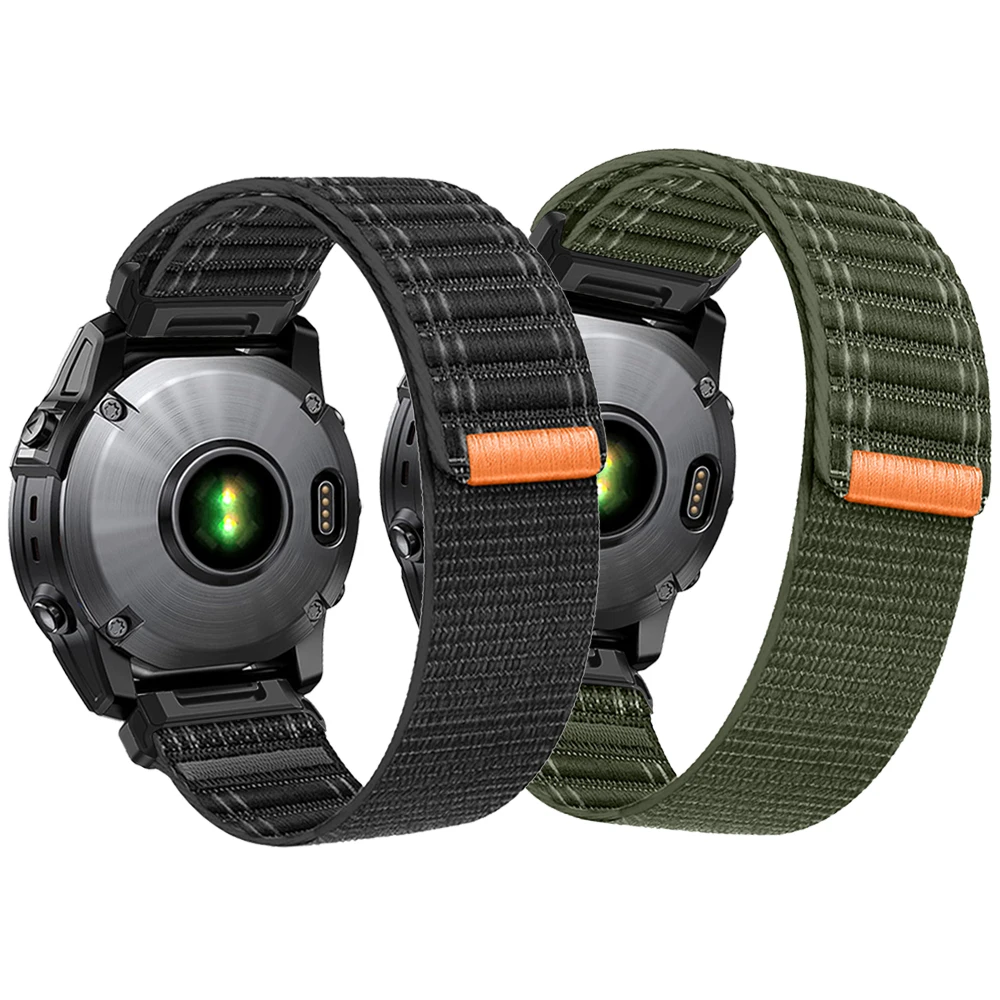 QuickFit Sports Nylon Loop Watch Band - 26mm/22mm Strap