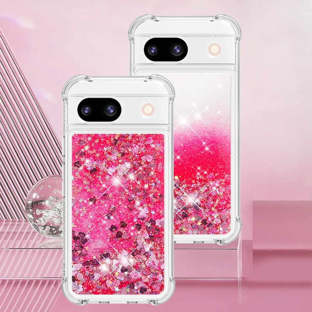 Sparkling Transparent Matte Glitter Star Phone Case
