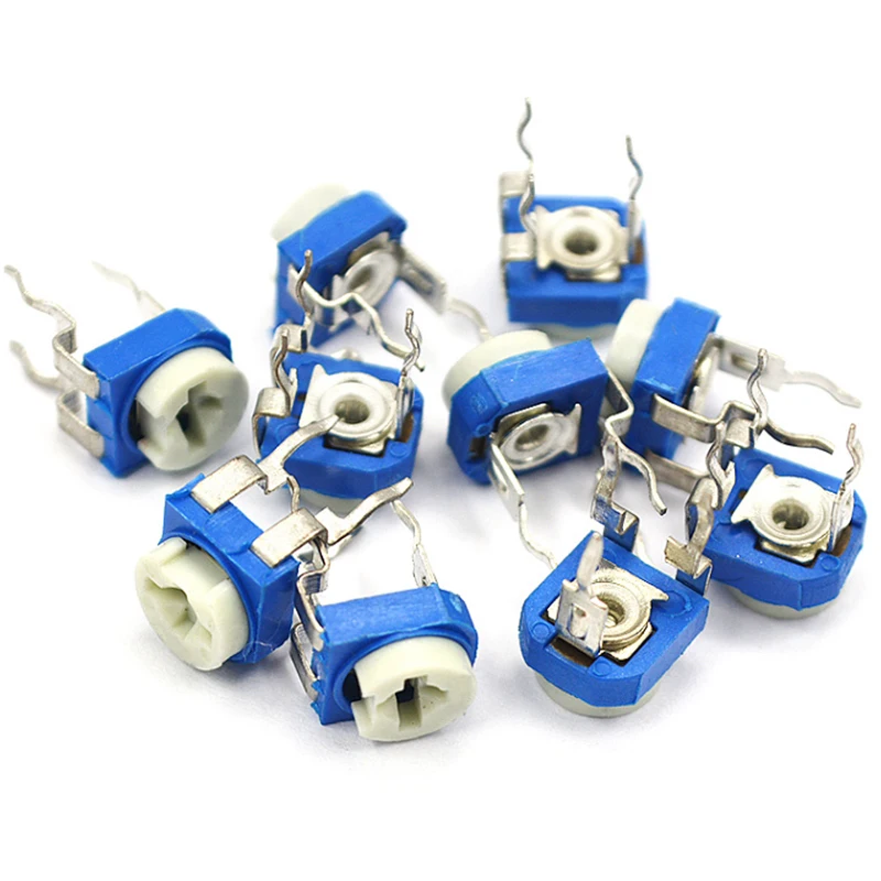 Trimmer Potentiometer Trimpot Variable Resistor RM065 RM-065 Series 100 200 500 1K 2K 5K 10K 20K 50K 100K 200K 500K 1M Ohm 20pcs