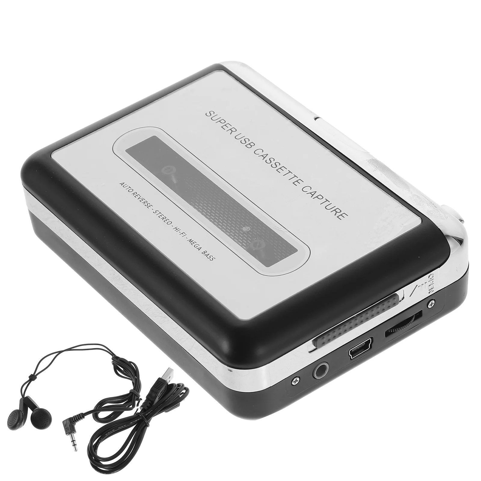 Cassette Player Tape to MP3 Converter USB Portable Audio Capture