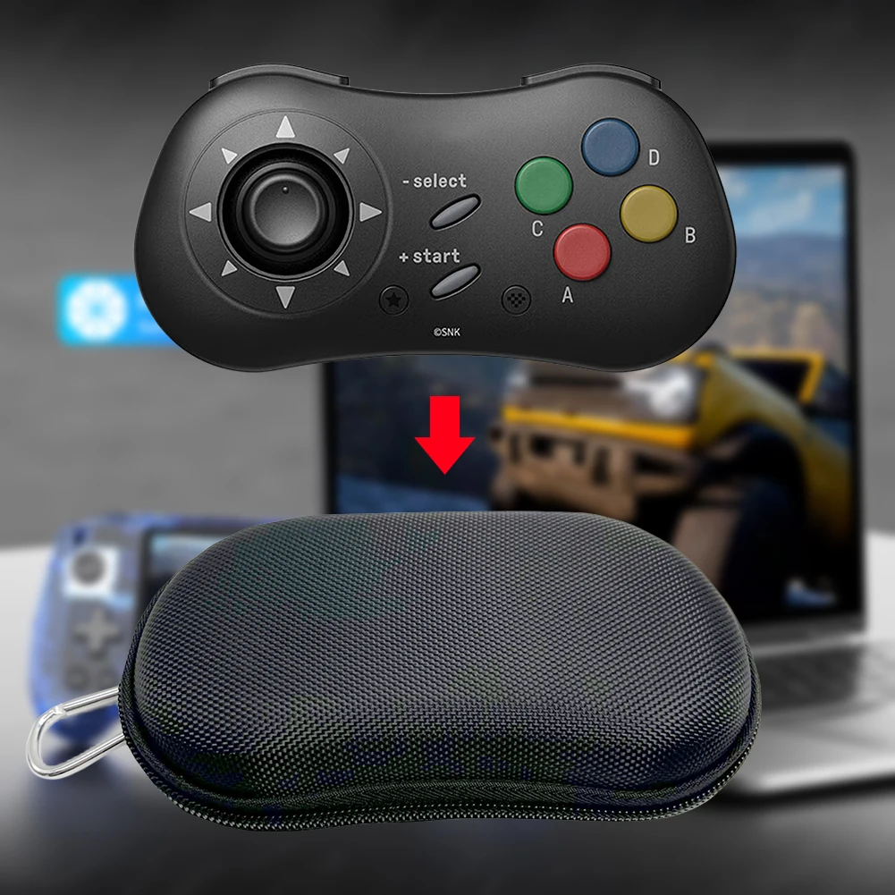 EVA 하드 운반 케이스 안티 스크래치 보호 여행 케이스 8Bitdo NEOGEO/8Bitdo M30 무선 컨트롤러용 지퍼 운반 가방