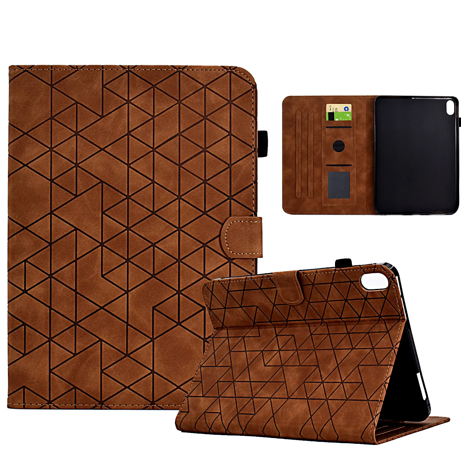 Flip Carteira de Carteira de Couro Estojo para Ipad Capa para Tablet Capa para Ipad Pro 11 10.5 10.2 7th 8th 9th 9th Mini 109 2023