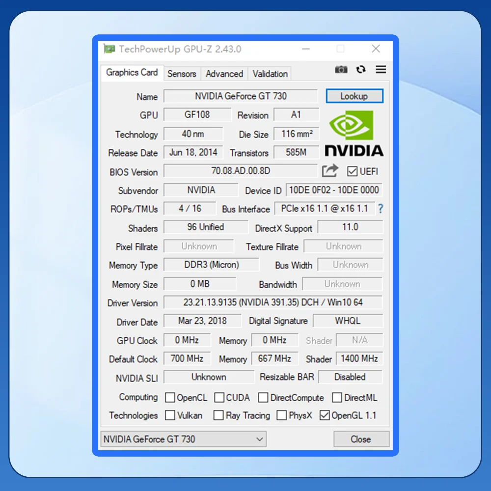 Gigabyte Gt 730 Specifications Gigabyte Geforce Gt 730