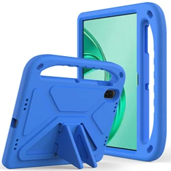 Children's Shockproof EVA Tablet Case with Handle for Honor X8a X8b 11inch (Blue)