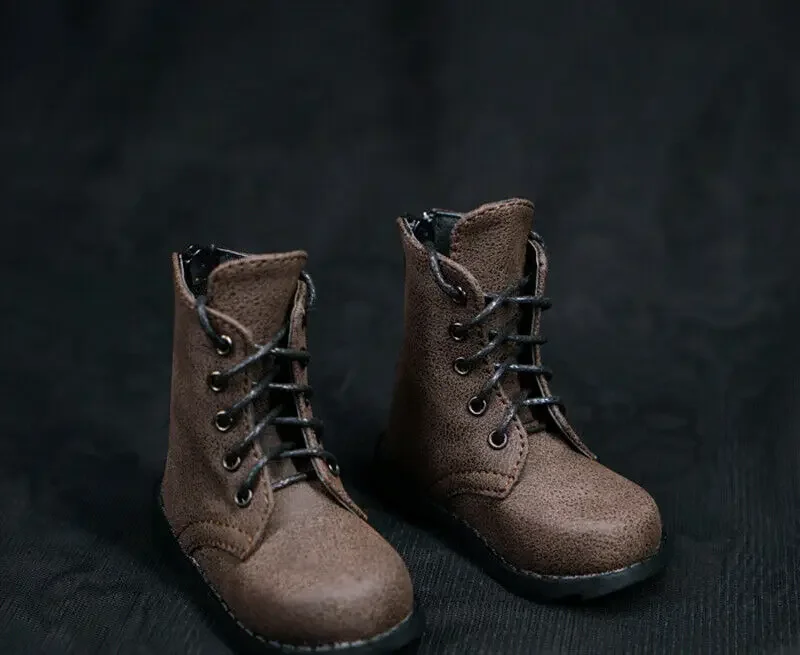 

1/3 SD/BJD кукольные ботинки, коричневые на шнуровке, короткие ботинки, модель игрушки