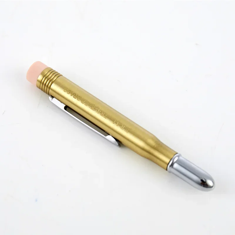 Fromthenon Traveler's Brass Pencil Metal Stationery Beautiful Retro Travel Golden Stationery Series 5