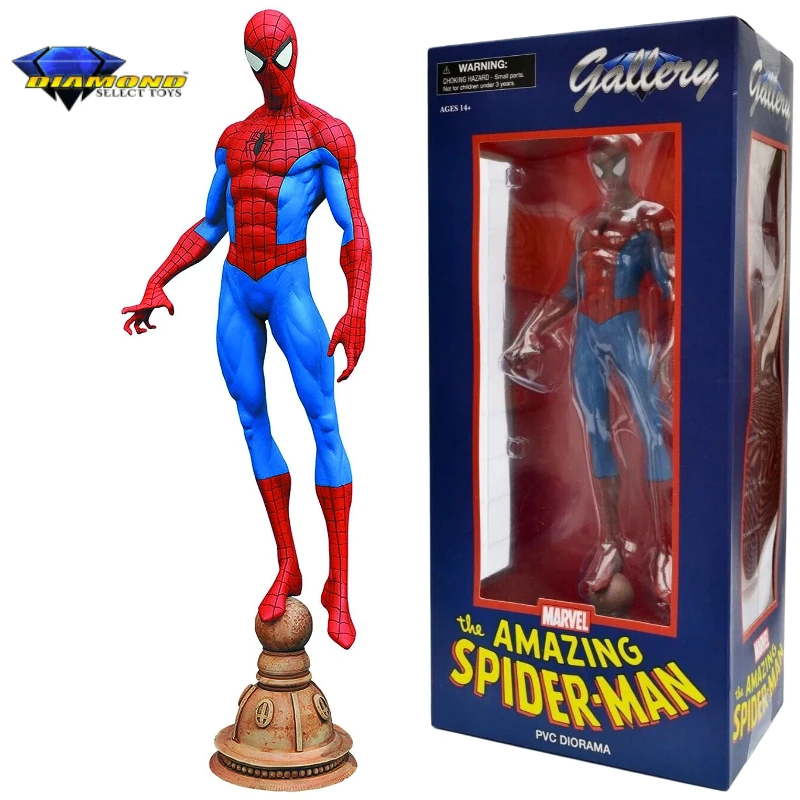 

in stock Diamond Select Toys Marvel Gallery Spider-Man 9-inch PVC Figure Collection Statue from Free Shipping