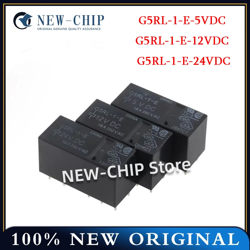 

5PCS/LOT G5RL-1-E-5VDC G5RL-1-E-12VDC G5RL-1-E-24VDC Relays DIP-8 New Original