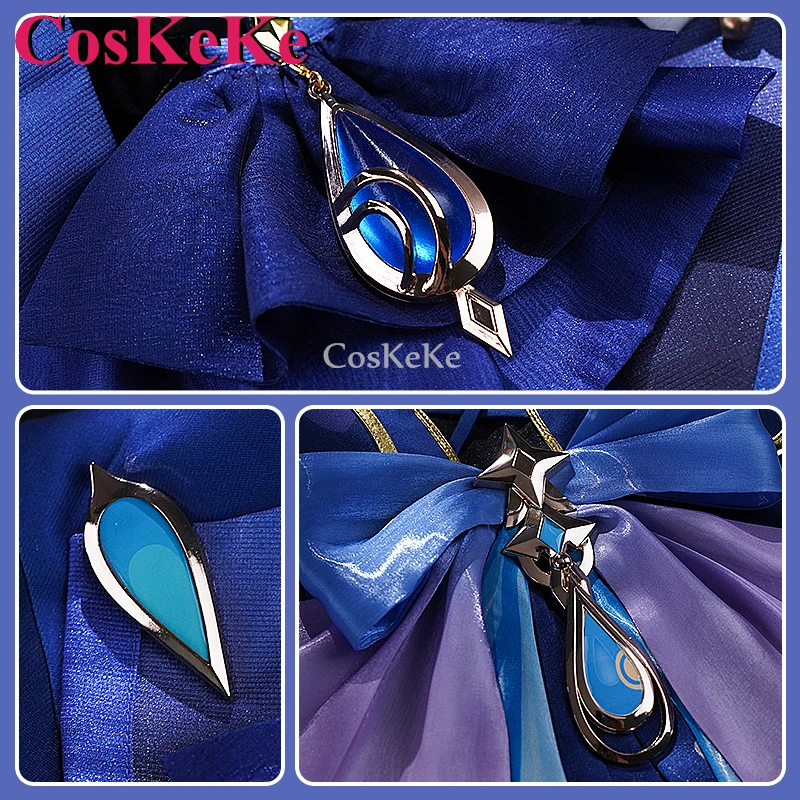 CoskeKe Furina/Focalors ڽ   Ʈ ڽƬ,  Ƽ  , ҷ Ƽ ұ Ƿ S-3XL