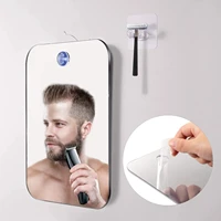Acrylic Makeup Mirror Bath Shaving Pocket Travel Makeup Mirror Women Hand Mirror Bathroom Face Shave Shower Accessories 1