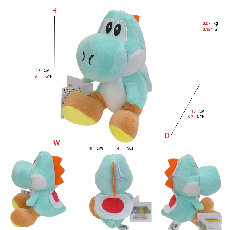 thumbnail image 1 of 41 Styles Mario Plush Toys Goomba Toad Yoshi Boo Kamek Shy Guy Nabbit Koopa Troopa Ice Flower Anime Stuffed Cartoon Peluche Doll, 1 of 5