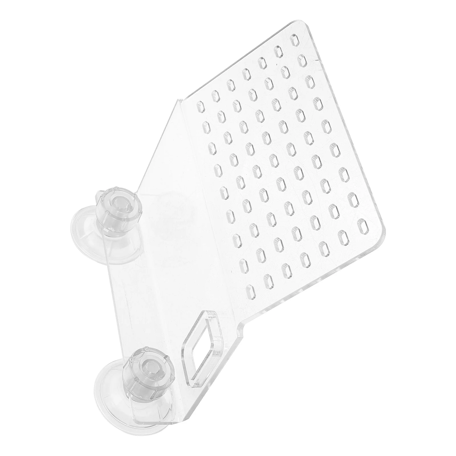 

Turtle Terrace Fish Tank Basking Aquatic Accessories Sucker Resting Platform Acrylic Aquarium Small Simulation Turf