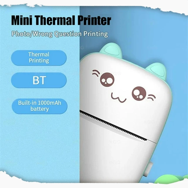 C9 Mini imprimante de poche pour enfants, cadeaux de Noël, imprimante  thermique portable pour photos, reçus, notes, listes, étiquettes, mémo,  Noël - AliExpress