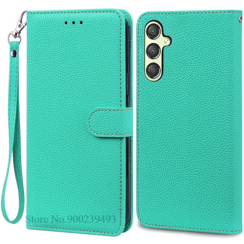 Soft Silicone Leather Flip Wallet Phone Case in Classic Book Style
