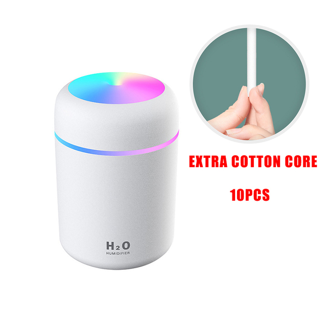Air Freshener LED Air Humidifier Diffuser Air Humidifier Aromatherapy Aroma Fragrance Auto Interior perfume Accessories