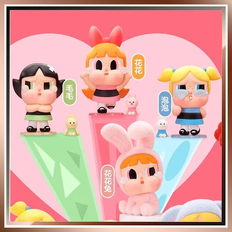 Mystery Box Popmert Genuine Crybaby The Powerpuff Girlsseries Sorpresa Blind Box Trend Toys Girl Fashion Gift Da Collezione