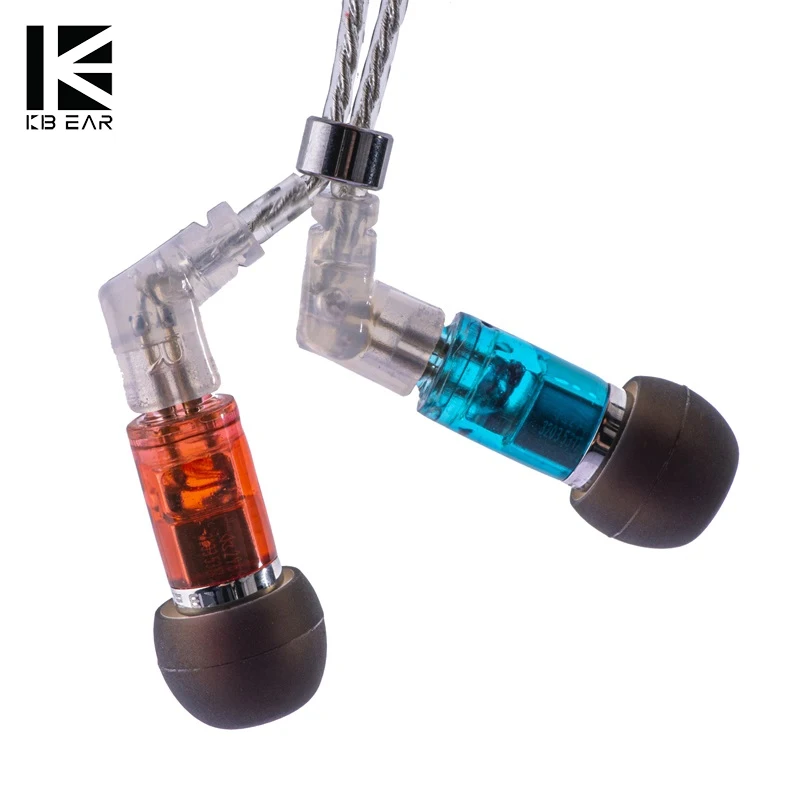 

KBEAR неоновые Hi-Fi наушники-вкладыши, одиночные наушники Knowles 29689 BA, наушники с шумоподавлением, спортивные наушники-вкладыши для монитора со съемным кабелем