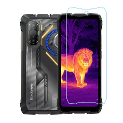 Premium 9H Tempered Glass Screen Protector with Protective Front Film Cover (Blackview Rock 3 Pro)