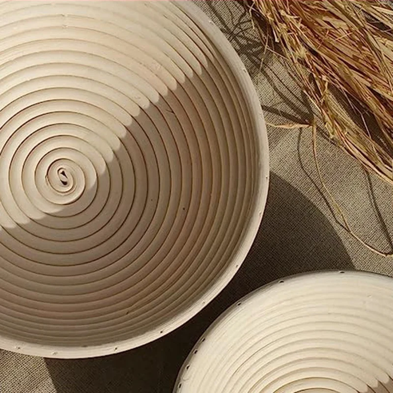 Round Proofing Basket, Easy To Bake Bread, Bread Fermentation, Bread Basket With Washable Cloth