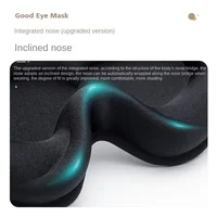 3D Sleep Mask Blindfold Sleeping Aid Eyepatch Eye Cover Sleep Patches Eyeshade Breathable Face Mask Eyemask Health Care for Rest 4