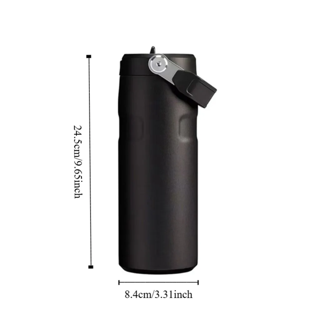 Tumbler Stainless Steel Insulated Sports Bottle Double-Layer 16oz Thermal Cup Leak Proof Vacuum Bottle Outdoor