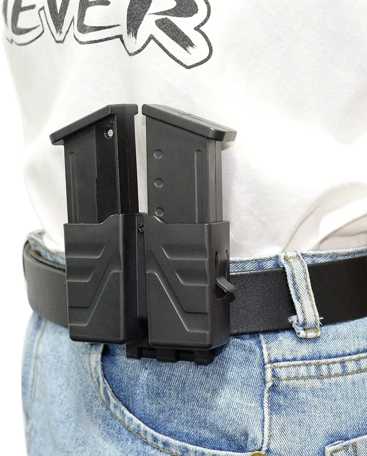 Double Magazine Holder Universal 9mm .40 Mag Holster for Glock 17 Ar